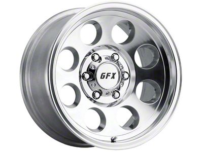 G-FX TR-16 Polished 8-Lug Wheel; 18x9; 0mm Offset (08-10 F-350 Super Duty SRW)
