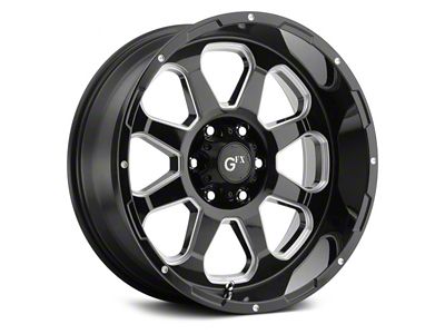 G-FX TR-10 Gloss Black Milled 6-Lug Wheel; 17x9; 12mm Offset (09-14 F-150)
