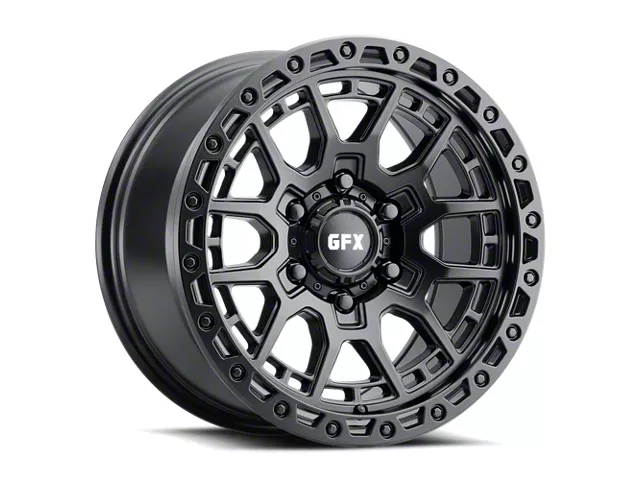 G-FX TR-25 Matte Black 6-Lug Wheel; 18x9; 12mm Offset (09-14 F-150)