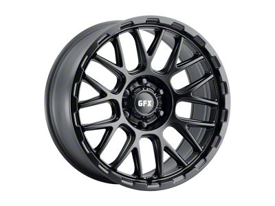 G-FX TM7 Matte Black 6-Lug Wheel; 18x9; 12mm Offset (14-18 Sierra 1500)