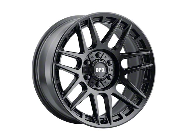 G-FX TM8 Gloss Black with Dark Tint 6-Lug Wheel; 18x9; 0mm Offset (14-18 Sierra 1500)