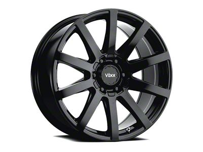 Voxx Vento Gloss Black 6-Lug Wheel; 22x9; 30mm Offset (14-18 Sierra 1500)