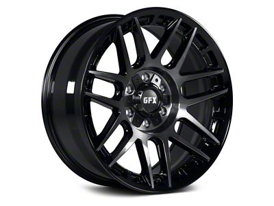 G-FX TM8 Gloss Black with Dark Tint 6-Lug Wheel; 20x9; 18mm Offset (14-18 Silverado 1500)