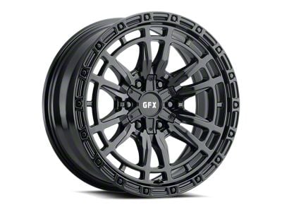 G-FX TR-24 Matte Black 6-Lug Wheel; 18x9; 12mm Offset (14-18 Silverado 1500)