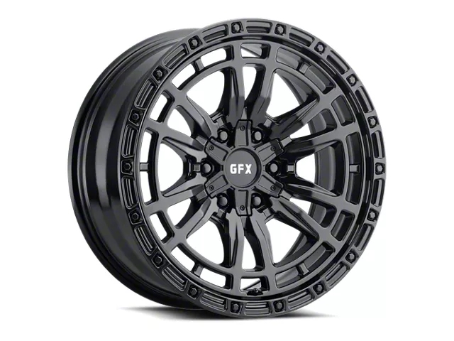 G-FX TR-24 Matte Black 6-Lug Wheel; 18x9; 12mm Offset (15-20 F-150)