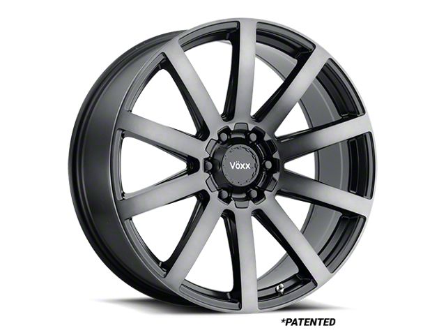 Voxx Vento Gloss Black Dark Tint 6-Lug Wheel; 22x9; 30mm Offset (15-20 F-150)