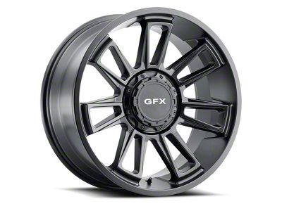 G-FX TR21 Matte Black 8-Lug Wheel; 18x9; 12mm Offset (23-26 F-250 Super Duty)