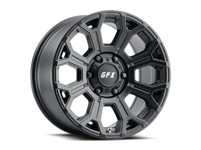 G-FX TR-19 Matte Black 6-Lug Wheel; 18x9; 12mm Offset (2024 Ranger)