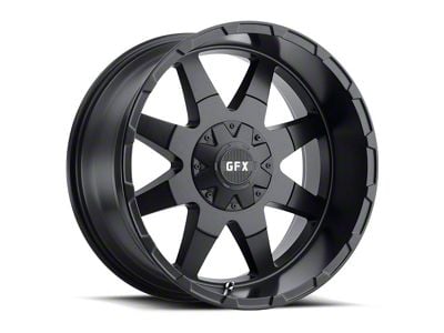G-FX TR-12 Matte Black 8-Lug Wheel; 20x9; 12mm Offset (99-07 F-350 Super Duty SRW)