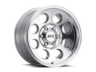 G-FX TR-16 Polished 6-Lug Wheel; 17x9; 0mm Offset (99-06 Sierra 1500)