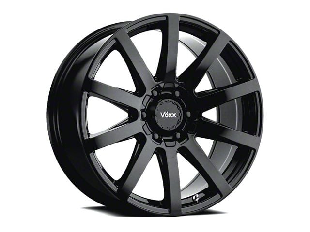 Voxx Vento Gloss Black 6-Lug Wheel; 22x9; 30mm Offset (99-06 Silverado 1500)