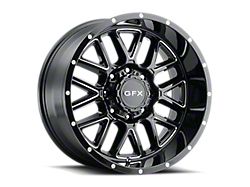 G-FX TM-5 Gloss Black Milled 6-Lug Wheel; 18x9; 0mm Offset (23-24 Canyon)
