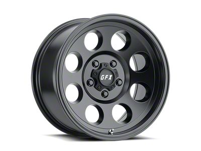 G-FX TR-16 Matte Black 6-Lug Wheel; 17x9; 0mm Offset (23-24 Canyon)