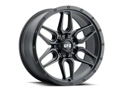 G-FX TR-18 Matte Black 6-Lug Wheel; 18x9; 0mm Offset (23-26 Canyon)