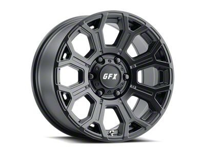 G-FX TR-19 Matte Black 6-Lug Wheel; 17x8.5; 0mm Offset (23-24 Canyon)