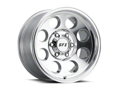 G-FX TR-16 Polished 6-Lug Wheel; 17x9; 0mm Offset (23-24 Colorado)