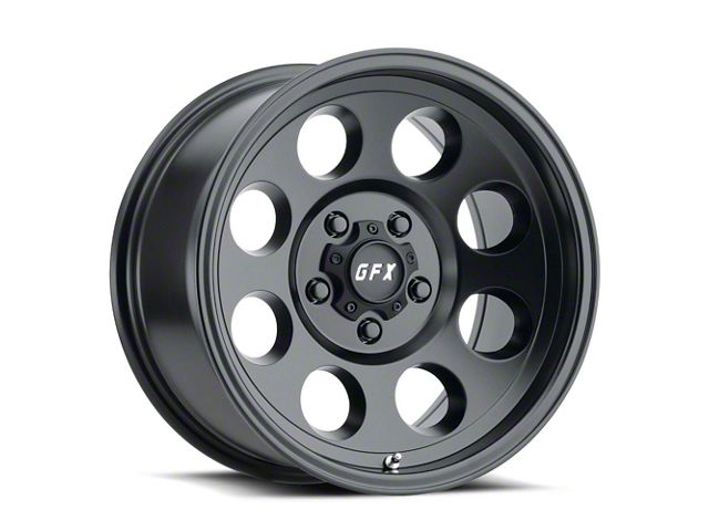 G-FX TR-16 Matte Black 5-Lug Wheel; 17x9; 0mm Offset (87-90 Dakota)