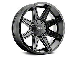 G-FX TR23 Matte Black 5-Lug Wheel; 17x8.5; 18mm Offset (87-90 Dakota)