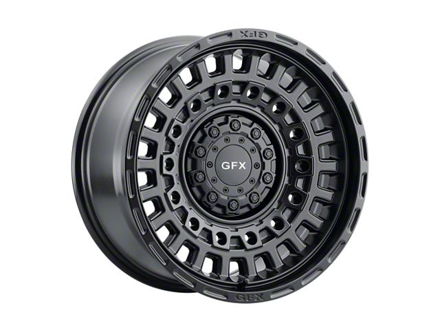 G-FX TR29 Matte Black 5-Lug Wheel; 17x9; 0mm Offset (05-11 Dakota)