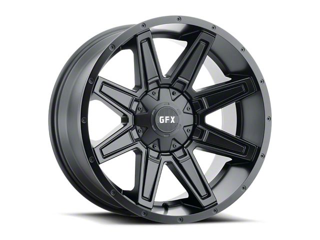 G-FX TR23 Matte Black 5-Lug Wheel; 18x9; 12mm Offset (97-03 F-150)