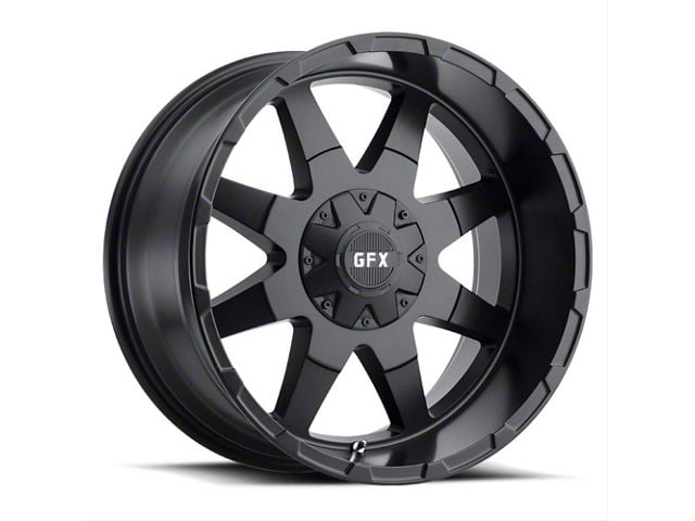 G-FX TR-12 Matte Black 8-Lug Wheel; 18x9; 12mm Offset (17-22 F-250 Super Duty)