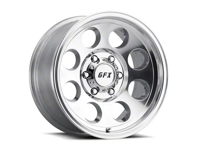 G-FX TR-16 Polished 8-Lug Wheel; 18x9; 0mm Offset (17-22 F-350 Super Duty SRW)