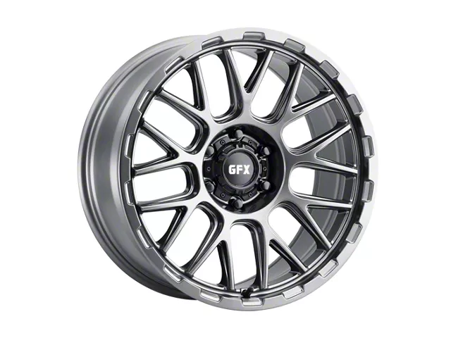 G-FX TM7 Matte Gunmetal 6-Lug Wheel; 18x9; 12mm Offset (19-24 RAM 1500)