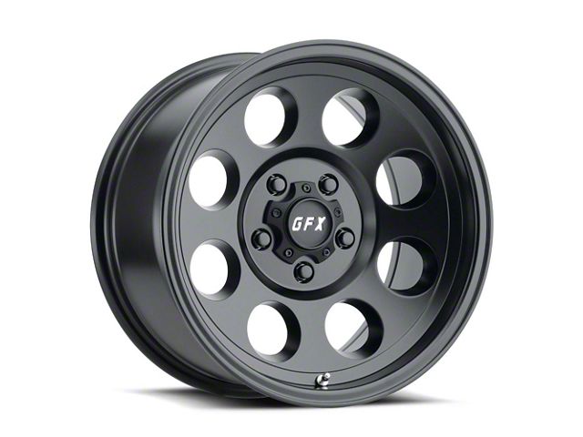 G-FX TR-16 Matte Black 8-Lug Wheel; 17x9; 0mm Offset (19-24 RAM 2500)