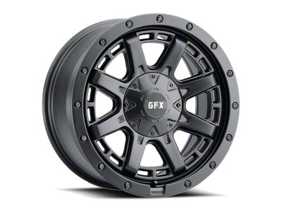 G-FX T27 Matte Black 6-Lug Wheel; 17x9; 12mm Offset (19-23 Ranger)