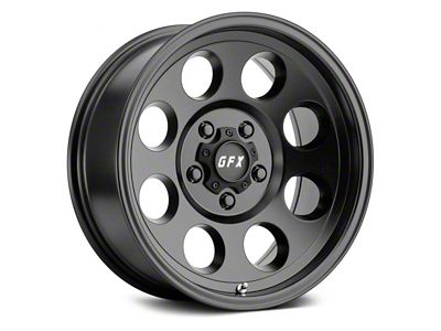 G-FX TR-16 Matte Black 6-Lug Wheel; 16x8.5; -6mm Offset (24-25 Ranger)