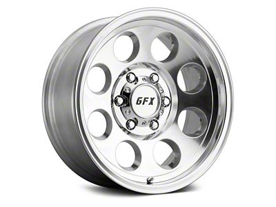 G-FX TR-16 Polished 6-Lug Wheel; 16x8.5; -6mm Offset (2024 Ranger)