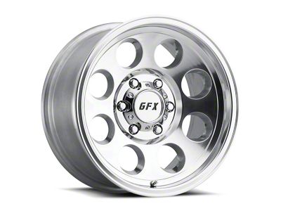 G-FX TR-16 Polished 6-Lug Wheel; 18x9; 12mm Offset (19-23 Ranger)