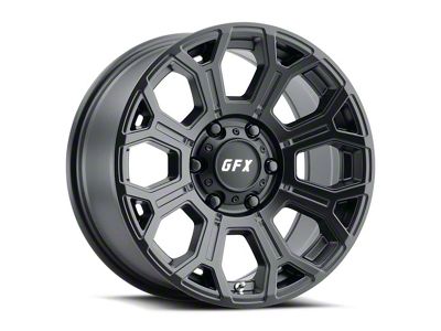 G-FX TR-19 Matte Black 6-Lug Wheel; 17x8.5; 0mm Offset (19-23 Ranger)