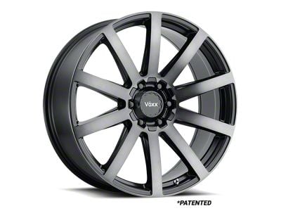 Voxx Vento Gloss Black Dark Tint 6-Lug Wheel; 22x9; 30mm Offset (19-24 Sierra 1500)