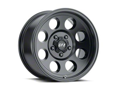 G-FX TR-16 Matte Black 8-Lug Wheel; 16x8.5; -6mm Offset (07-10 Sierra 3500 HD SRW)