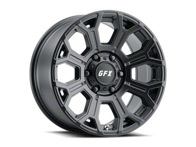 G-FX TR-19 Matte Black 8-Lug Wheel; 16x8.5; -6mm Offset (07-10 Sierra 3500 HD SRW)