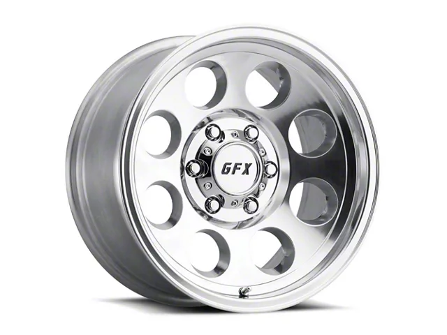 G-FX TR-16 Polished 6-Lug Wheel; 17x9; 0mm Offset (14-18 Silverado 1500)