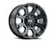 G-FX TR-19 Matte Black 6-Lug Wheel; 17x8.5; 18mm Offset (14-18 Silverado 1500)