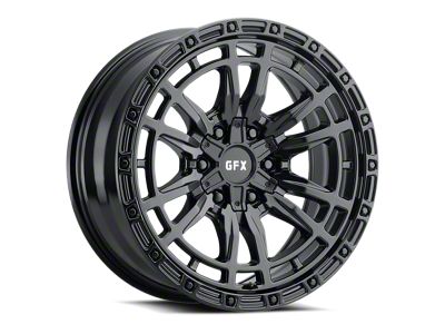 G-FX TR-24 Matte Black 6-Lug Wheel; 17x9; 0mm Offset (14-18 Silverado 1500)