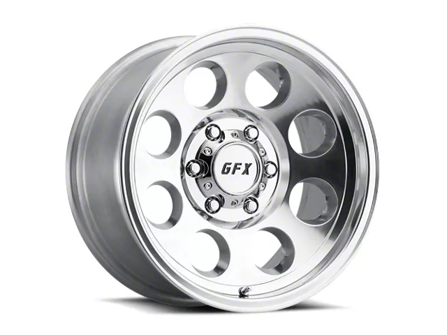 G-FX TR-16 Polished 8-Lug Wheel; 18x9; 12mm Offset (07-10 Silverado 2500 HD)