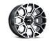 G-FX TR-19 Gloss Black Machined 8-Lug Wheel; 16x8.5; -6mm Offset (07-10 Silverado 2500 HD)