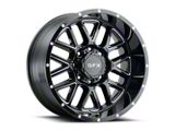 G-FX TM-5 Gloss Black Milled 6-Lug Wheel; 17x8.5; 18mm Offset (15-20 Tahoe)