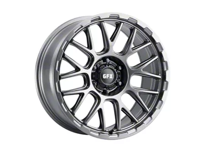 G-FX TM7 Matte Gunmetal 6-Lug Wheel; 18x9; 12mm Offset (21-25 Tahoe)