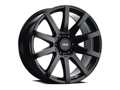 Voxx Vento Gloss Black 6-Lug Wheel; 22x9; 30mm Offset (21-26 Tahoe)