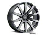 Voxx Vento Gloss Black Dark Tint 6-Lug Wheel; 22x9; 30mm Offset (21-26 Yukon)