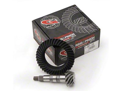 G2 Axle and Gear 8.5-Inch and 8.6-Inch Rear Axle Ring and Pinion Gear Kit; 3.73 Gear Ratio (99-18 Silverado 1500)