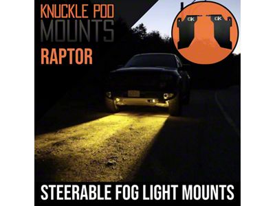 GateKeeper Off-Road Knuckle Pod Light Mounts (10-14 F-150 Raptor)