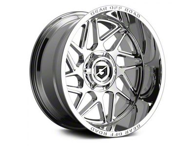 Gear Off-Road Ratio Chrome 6-Lug Wheel; 18x9; 18mm Offset (07-13 Sierra 1500)