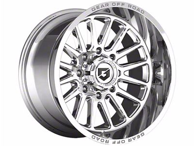 Gear Off-Road Leverage Chrome 6-Lug Wheel; 22x10; -19mm Offset (07-14 Tahoe)