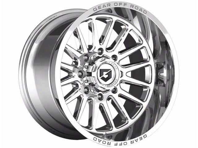 Gear Off-Road Leverage Chrome 6-Lug Wheel; 22x10; -19mm Offset (07-14 Tahoe)